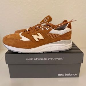 NEW BALANCE M998 Brown Curry Sneakers Men's